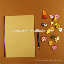 Custom logo a5 glued binding recycled notebook promotional notepad